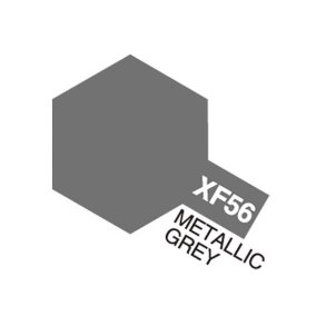 XF-56 Metallic Grey, Acrylic Mini 10 ml (penselmaling, mat) - Tamiya